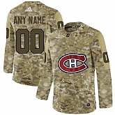 Montreal Canadiens Camo Men's Customized Adidas Jersey